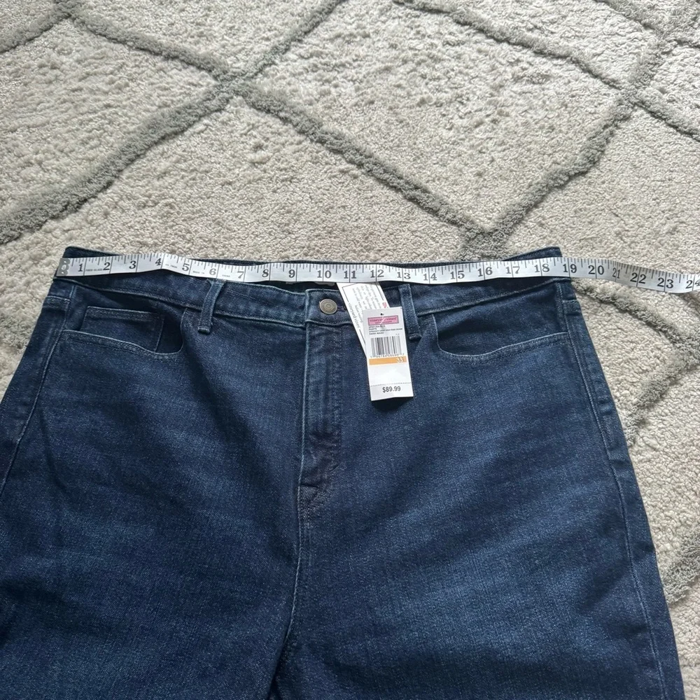 🎉 SALE 🎉 NWT Vineyard Vines Straight High Rise Crop Women's Dark Blue Jeans - Picture 6 of 15